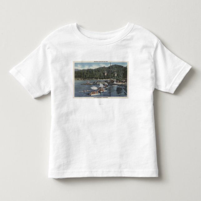 Baden der Flöße, Schwimmer in der Bucht Kleinkind T-shirt (Vorderseite)
