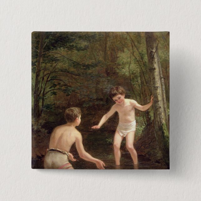Baden der Jungen, 1873 Button (Vorderseite)