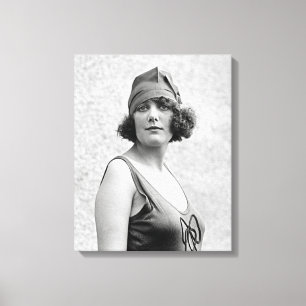 Baden der Schönheit Portrait, 1922 Leinwanddruck