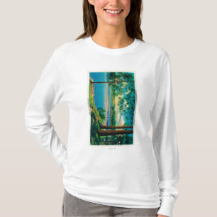 Baden des Bucht-Punktes an der See-Pfeilspitze T-Shirt