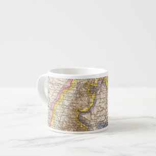 Baden Deutschland Atlas-Karte Espressotasse