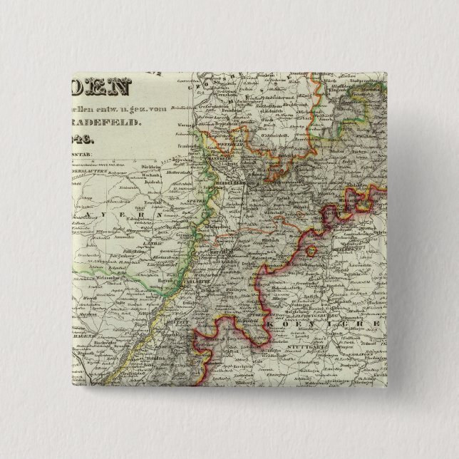 Baden, Deutschland Button (Vorderseite)