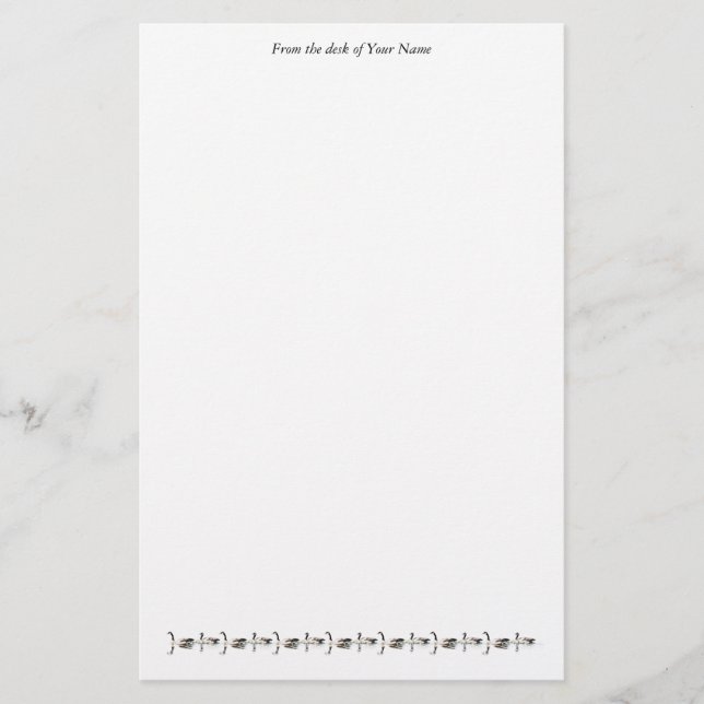 Baden-Gänse-Geschichten Briefpapier (Vorderseite)