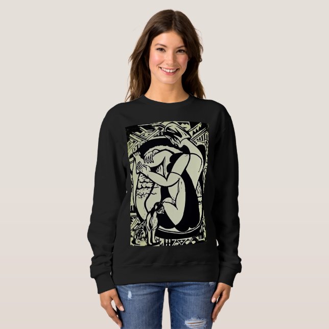 Baden in Bliss: Kirchners ruhige Flucht Sweatshirt (Vorne ganz)