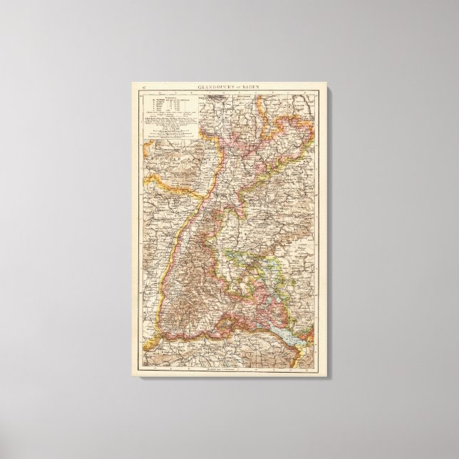Baden Leinwanddruck (Vorderseite)