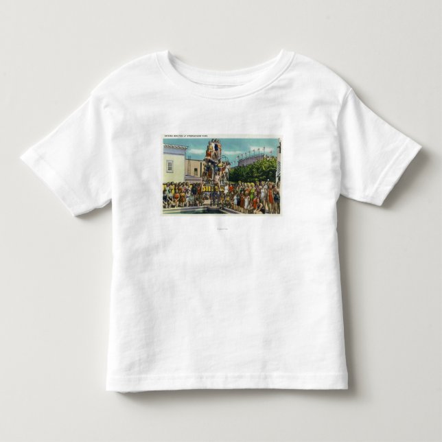 Baden von Schönheiten am Steeplechase-Park Kleinkind T-shirt (Vorderseite)