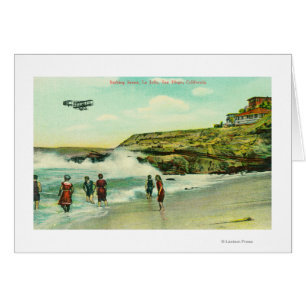 Baden von Szene in La Jolla BeachSan Diego, CA