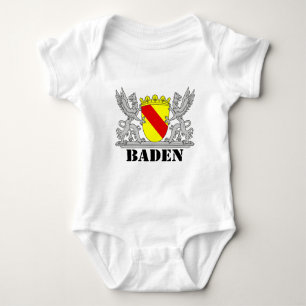 Baden Wappen mit Schrift Baden Baby Strampler