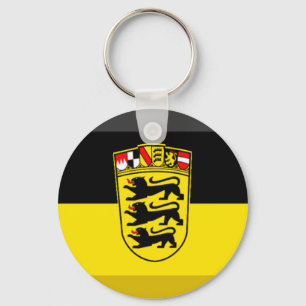 Baden-Württemberg Flaggen-Edelstein Schlüsselanhänger