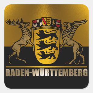 Baden-Württemberg Quadratischer Aufkleber