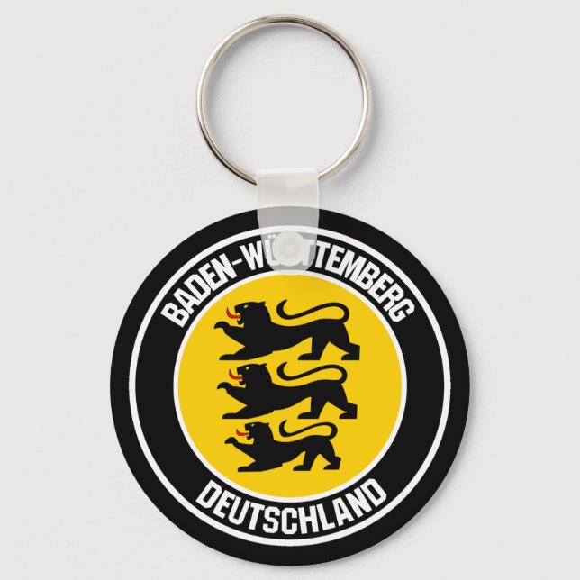Baden-Württemberg-RundEmblem Schlüsselanhänger (Vorderseite)