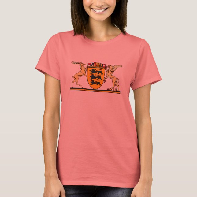 Baden-Württemberger Wappen-T - Shirt (Vorderseite)