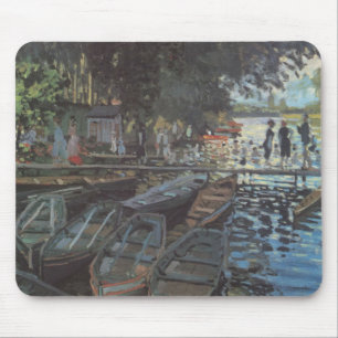 Badende bei La Grenouillère von Claude Monet Mousepad