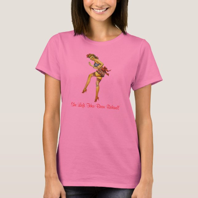 Badende Schönheit Schönes Shirt der Frauen in den  (Vorderseite)