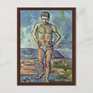 Badende von Paul Cézanne (Beste Qualität) Postkarte