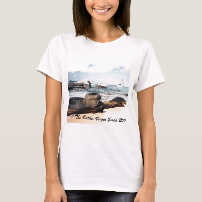 Bäder, Jungfrau Gorda T-Shirt (Vorderseite)