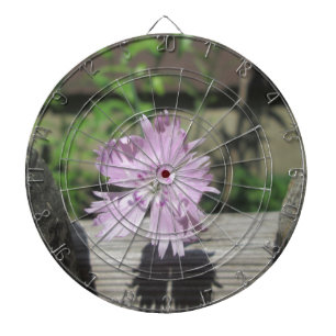 Bäder Pink Dianthus auf Zaun Dartscheibe