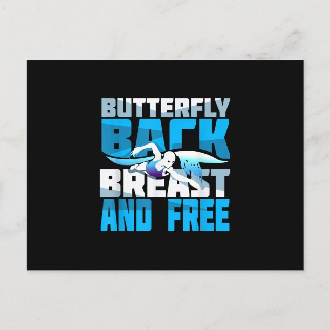 Badespass Ankündigungspostkarte (Vorderseite)