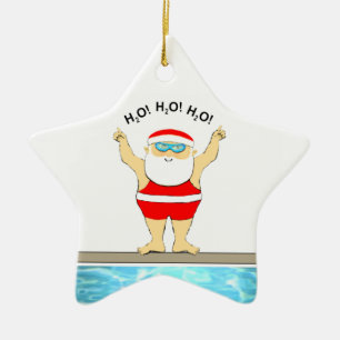 Badespass Keramik Ornament