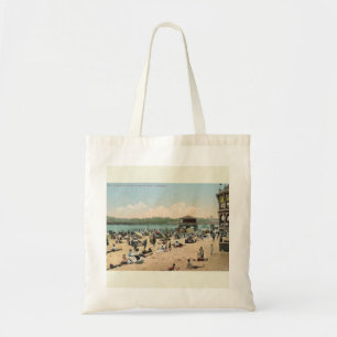 Badestrand, Santa Cruz - Vintager Stil Tragetasche