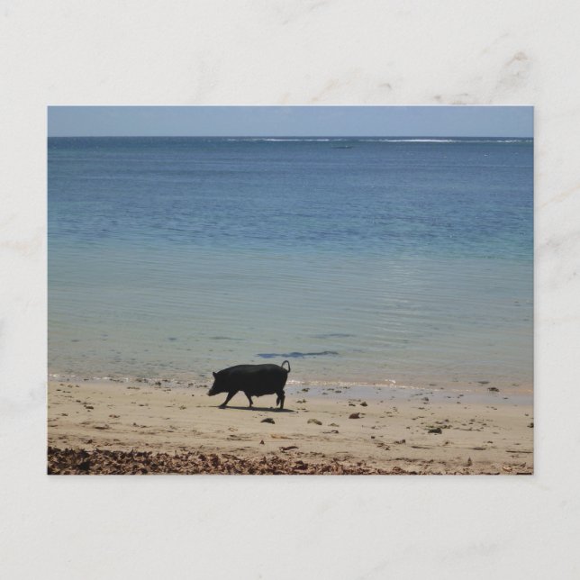 Badetag Postkarte (Vorderseite)