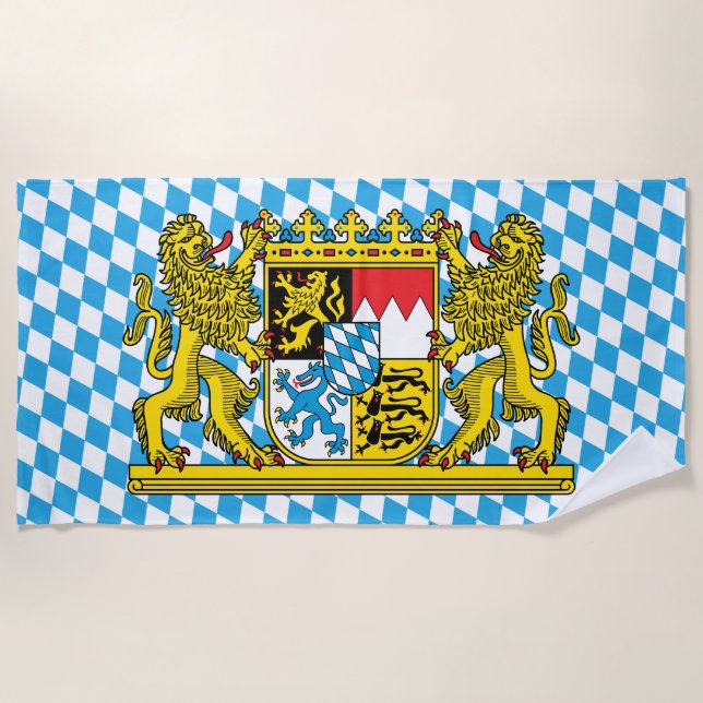 Badetuch Bayernwappen (Vorderseite)