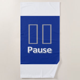 Badetuch Blue Pause