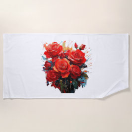 Badetuch - Die Rote Rosen