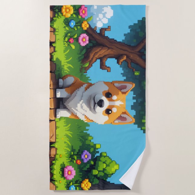 Badetuch Doggo n' a Tree (Vorderseite)