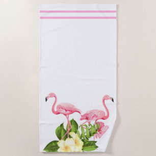 Badetuch Flamingo Beach Handtuch