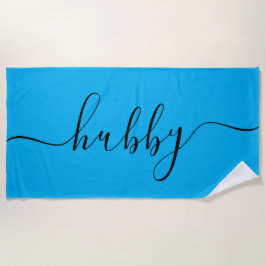 Badetuch - Hubby Light Blue