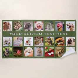 Badetuch IHR der FOTOS u. des TEXTES