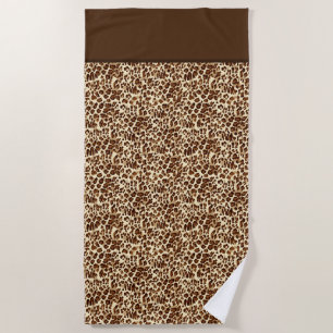 Badetuch Leopard Print