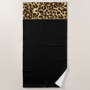 Badetuch Leopard Print