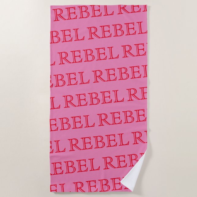 Badetuch - REBEL (Vorderseite)