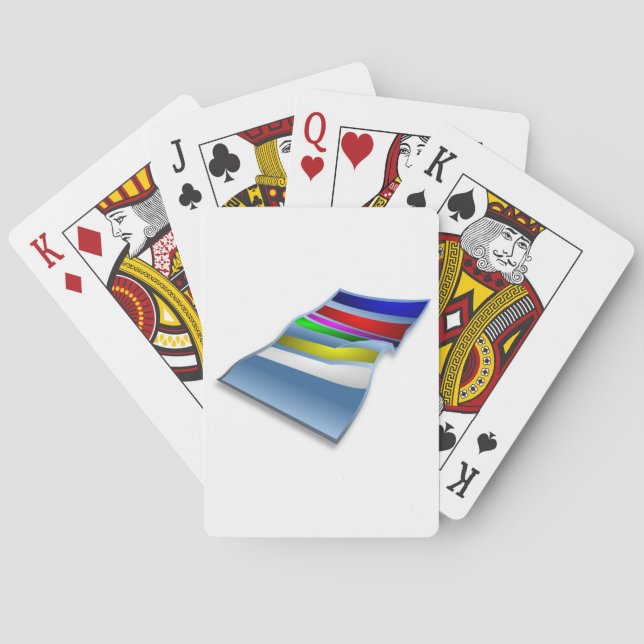Badetuch-Spielkarten Spielkarten (Rückseite)