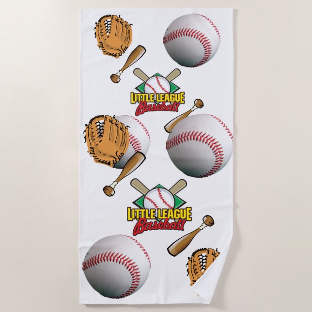 Badetücher Baseball Sports Strandtuch (Vorderseite)