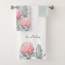 Badetücher Blume Badhandtuch Set