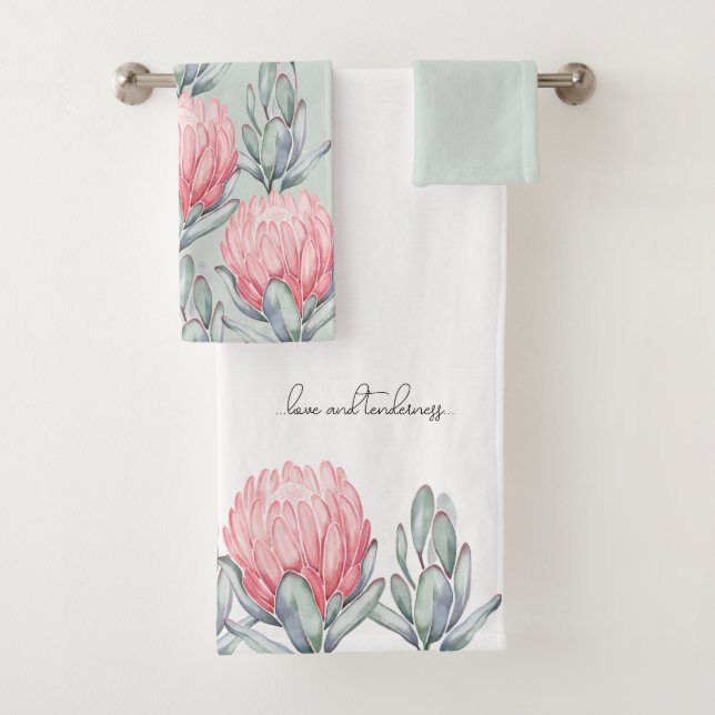Badetücher Blume Badhandtuch Set (Insitu)