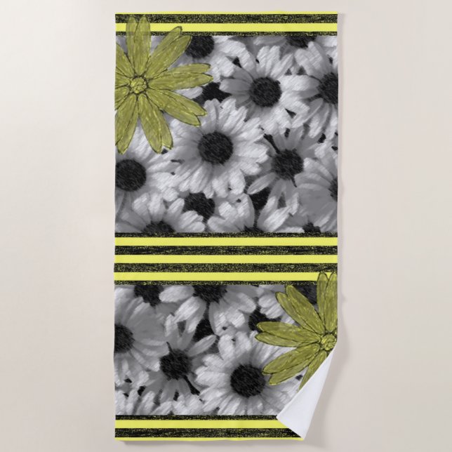 Badetücher für Sonnenblumen Strandtuch (Vorderseite)