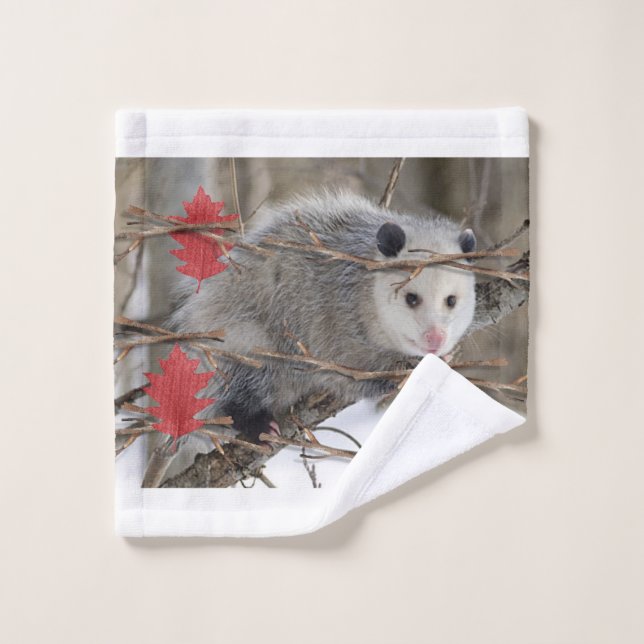 Badetücher Set Opossum Natur (Waschlappen)