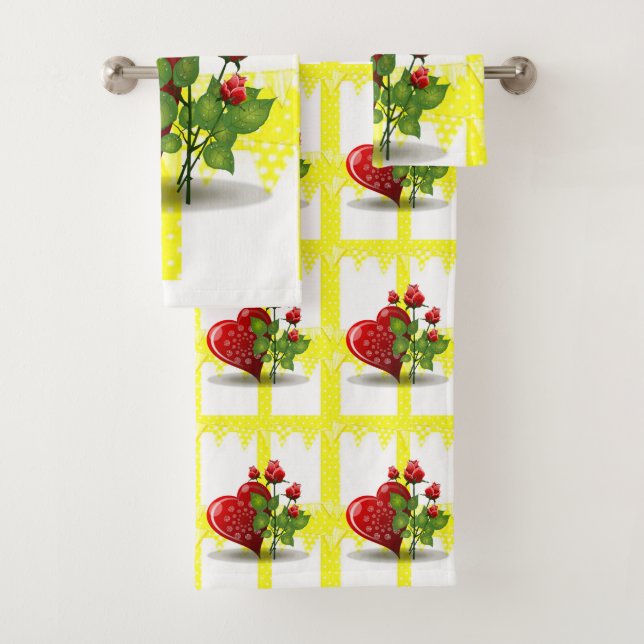 Badetücher Sets Blumen (Insitu)