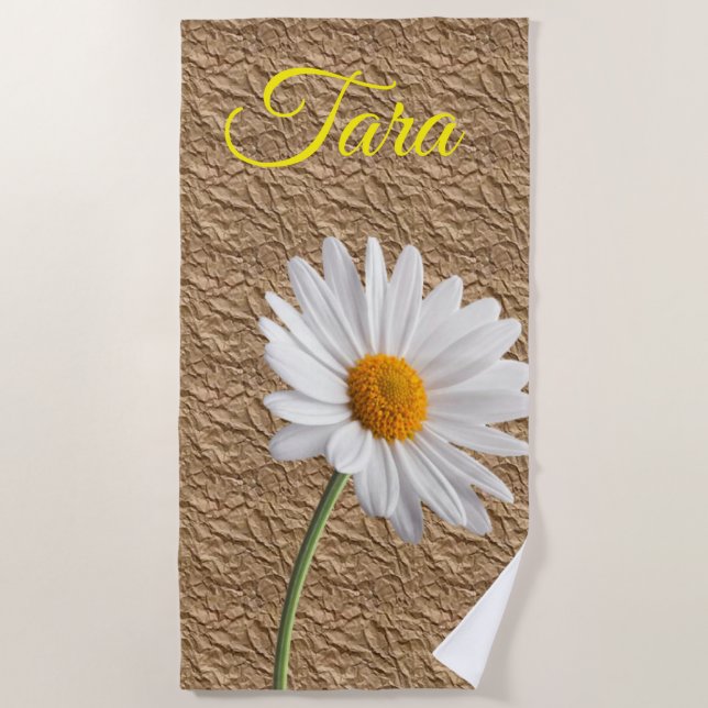 Badetücher weiß Daisy Strandtuch (Vorderseite)