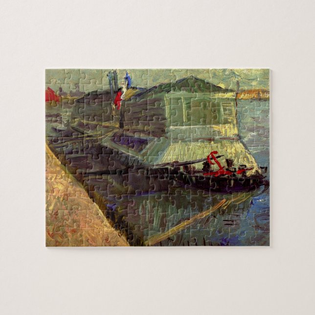 Badewanne auf Seine Asniere von Vincent van Gogh (Horizontal)