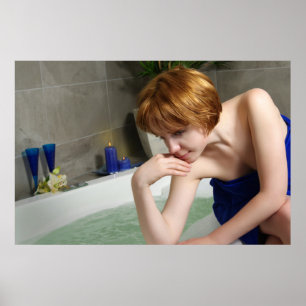 Badewanne Poster