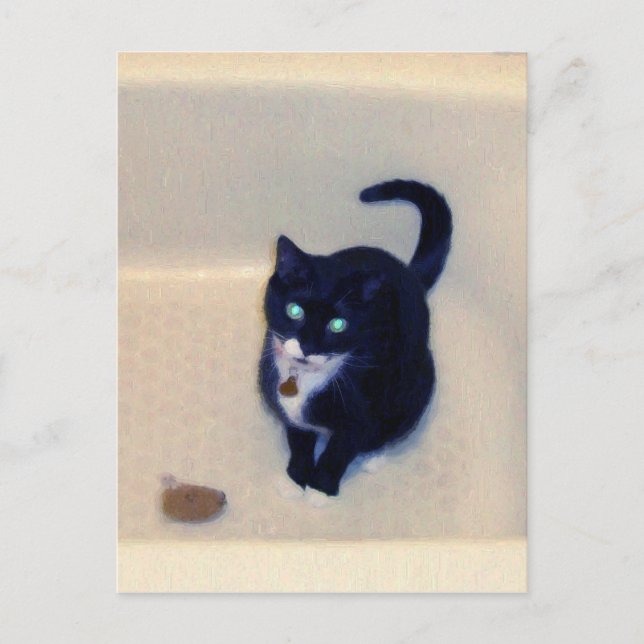 Badewanne Spielzeit Postkarte (Vorderseite)