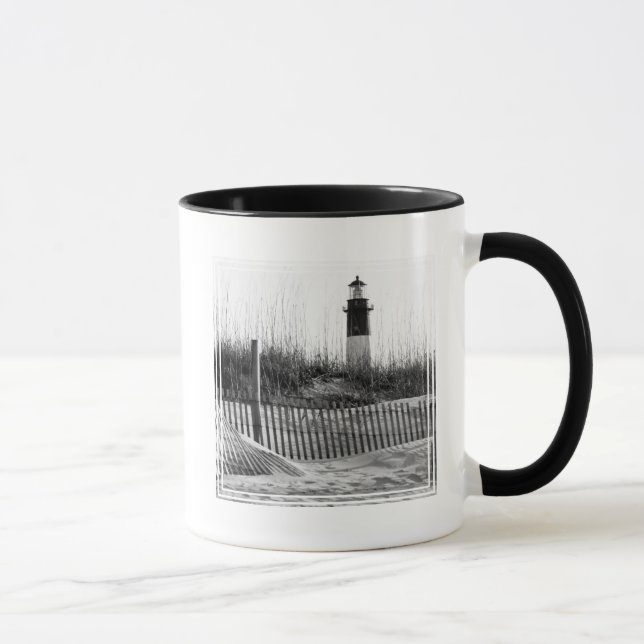 Badezäune und Leuchtturm Tasse (Rechts)