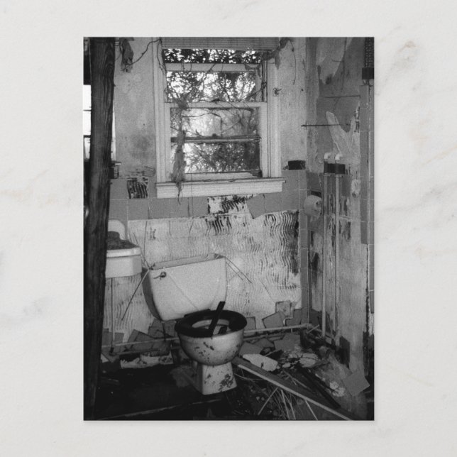 Badezimmer Break Postkarte (Vorderseite)