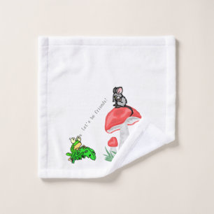 Badezimmer-Handtuch-Sets Frosch Mäuse Pilz Badhandtuch Set