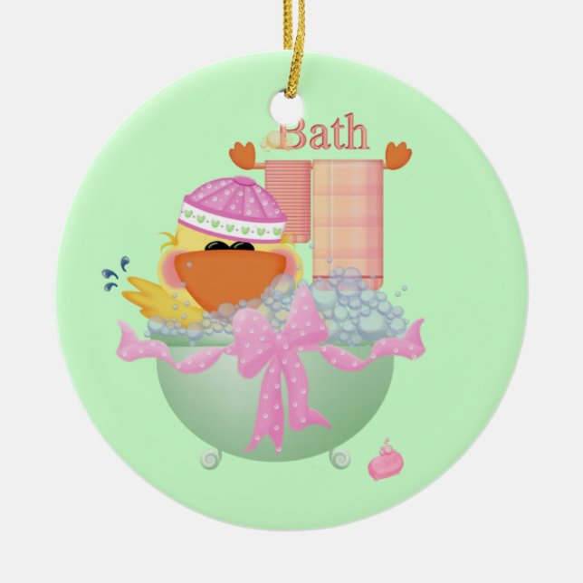 Badezimmer Keramik Ornament (Vorne)